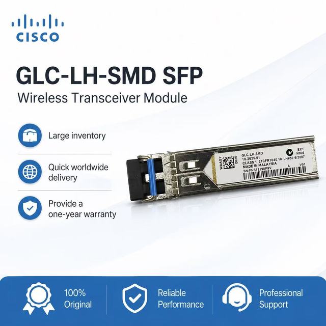 Cisco Compatible GLC-LH-SMD SFP 1G LX SMF Optical Fiber Transceiver Module