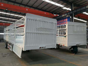 Semi-remorque de qualité supérieure pour camions, 3 essieux, 60 tonnes, type plateau à ridelles, à vendre - Product Image 2