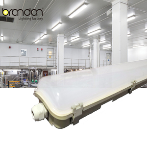 40 Wát IP65 tàu điện ngầm không thấm nước LED ống ánh sáng 2ft triproproof chiếu sáng cho kho & nhà máy PC đèn Vật liệu cơ thể - Product Image 1