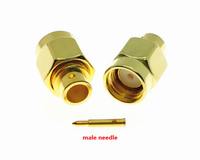 Conector RF SMA Macho o RP-SMA Macho (Pin Hembra) Semi-rígido B3 para Cable RG141 RG402