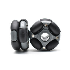 Roue <span class=keywords><strong>Omni</strong></span> pour servomoteur, 4 pièces, 48mm, Compatible avec moteur de Servo 14037 - Product Image 1