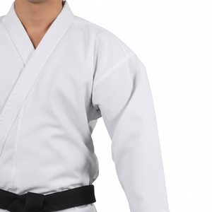 Uniforme de Karate Blanco, Resistente, Transpirable y Cómodo, Nuevo Estilo, Traje de Artes Marciales, Subido por Dress Sports - Product Image 1