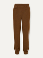 Ensemble de survêtement coupe-vent personnalisé en piqué tricoté avec col montant zippé et passepoil rayé pour homme, 2 pièces, sur mesure OEM ODM