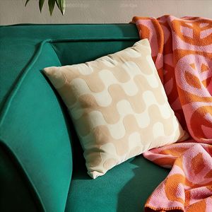 Coussins décoratifs pour canapé et bureau, avec dossier <span class=keywords><strong>de</strong></span> lit, couleur unie et motif rayé, pour la maison et l'usine - Product Image 4