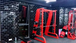 Soporte para Sentadillas y <span class=keywords><strong>Press</strong></span> de Banca de Alta Resistencia, Máquina Smith para Gimnasio en Casa, con <span class=keywords><strong>Barra</strong></span> Inclinada para Dominadas y Barras de Peso - Product Image 6