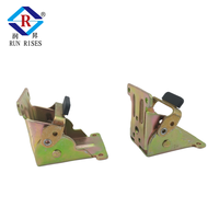 G14 Support de charnière de pied de table pliable à usage intensif Double verrouillage pour armoires de cuisine Meubles pour chambre à coucher Supports de salon