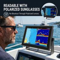 15.6 18.5 21.5 24 Inch Marine Monitor IP67 Waterproof Sunlight Readable Display HD for GPS Chartplotter Fish Finder Boat Yacht