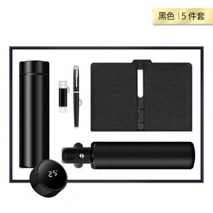 2025 personalizado largo plata hebilla A5 diarios PU cuero negocios cuaderno regalo conjunto con bolígrafo - Product Image 4