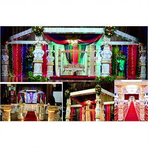 Bahubali Style Fiber Wedding Mandap South Indian <b>Elephant</b> Carved Wedding Mandap Latest <b>Elephant</b> Wedding Mandap Perth IRELAND - Product Image 1