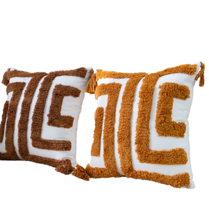 Housse de coussin carrée de bohème Ins nordique moderne Tassel tufté motif <span class=keywords><strong>marocain</strong></span> brodé coussins <span class=keywords><strong>pour</strong></span> la maison ou l'hôtel - Product Image 2