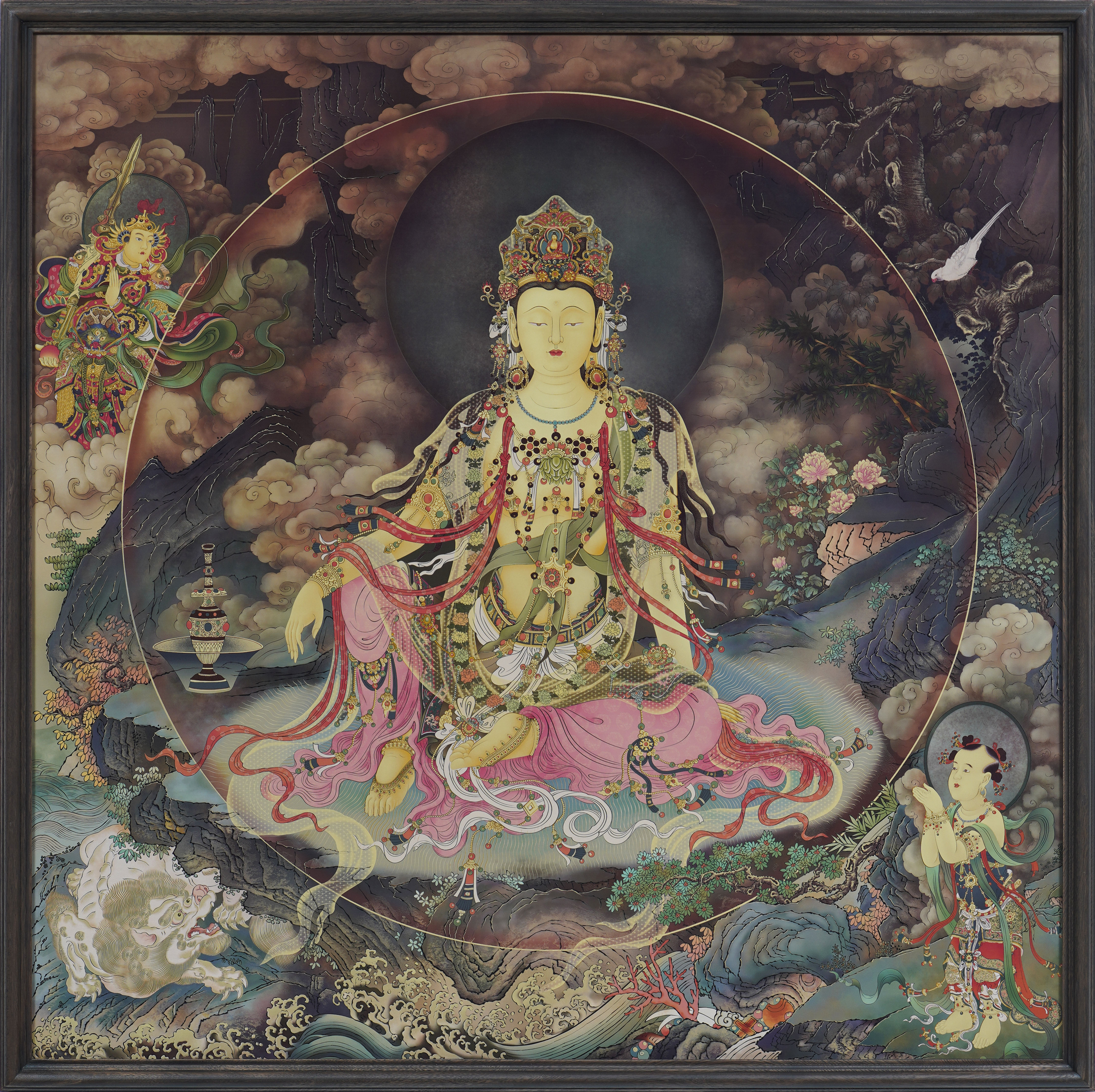 Water-Moon Guanyin 100*100*4.8cm