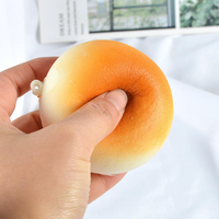 Jouet anti-stress réaliste en forme de pain, à remontée lente, en éponge caramel, pour soulager le stress, idéal pour le bureau, cadeau pour les 3 ans et plus