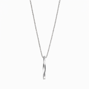 Collier pendentif en spirale en acier inoxydable, style punk, hip hop, vintage, minimaliste - Product Image 2