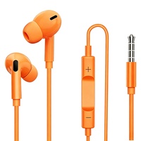 Audífonos Intrauditivos Semi-auriculares con Cable Tipo C de 3.5mm, Personalizados con Marca Privada, Multifuncionales con Control Remoto, para Regalos Promocionales en Festivales