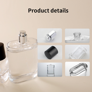 Flacon de parfum en verre cylindrique à col vissé Eric, dégradé de couleurs, 30 ml, 50 ml, 100 ml, flacon de parfum de luxe avec vaporisateur - Product Image 4