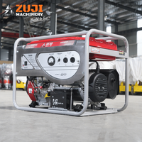 Groupe électrogène à essence ZUJI 7800e, démarrage électrique, puissance de sortie 3,4-10 kW, certifié ISO9001, réservoir de carburant 15L, vente en gros usine