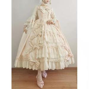 Robe de princesse Lolita Anime pour femmes, robe en mousseline de soie à nœud et dentelle, robe à volants pour femmes, toutes occasions, grande taille, <span class=keywords><strong>2022</strong></span> - Product Image 3