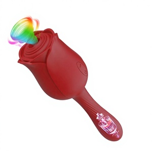 Vibratore Impermeabile Pieghevole a Forma di Rosa per Coppie, Giocattolo Sessuale per Donne, Stimolatore Clitorideo e del Punto G in Silicone - Product Image 1