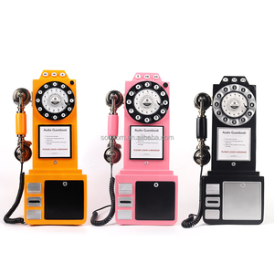 Téléphone antique <span class=keywords><strong>de</strong></span> luxe en métal pour enregistreur vocal, <span class=keywords><strong>cabine</strong></span> photo <span class=keywords><strong>de</strong></span> mariage, alimenté par batterie, <span class=keywords><strong>carte</strong></span> mémoire 8 Go - Product Image 5