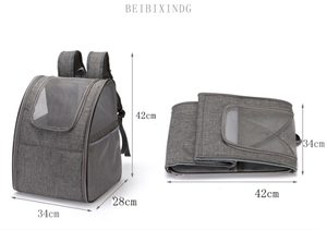 Sac à dos de voyage personnalisé 2025 pour animaux de compagnie, sac à dos portable pour chien et chat, sac à dos respirant et pliable pour animaux de compagnie - Product Image 2