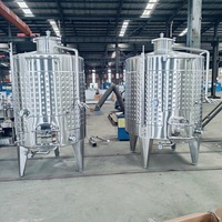 Fermenteur à bière TEK 1000 litres, Fermenteur conique à café 2000L, Cuve de fermentation en acier inoxydable pour Kombucha 1000L, Prix usine