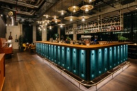 Bar de luxe moderne personnalisé comptoir de bar de restaurant de design d'intérieur comptoir de bar de pub commercial de salon d'hôtel