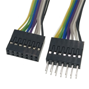 Распродажа, двухрядный соединительный кабель Dupont с 2 * 7pin, штекер 2,54 мм - Product Image 1