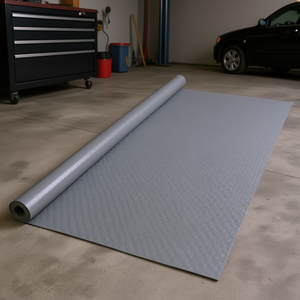 Tapete para Piso de Garaje, Rollo de Plástico Antideslizante e Impermeable, Protección Interior para Garaje, Diseño Industrial - Product Image 2