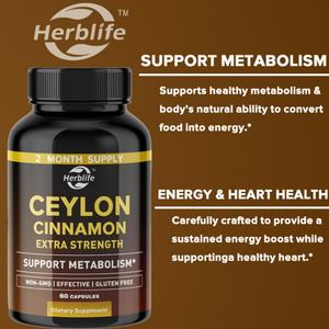 Cápsulas de Canela de Ceilán Personalizables - Venta Caliente OEM - Extra Fuerte - Apoyo Energético, Cardíaco y del Metabolismo para Hombres y Mujeres - Product Image 2