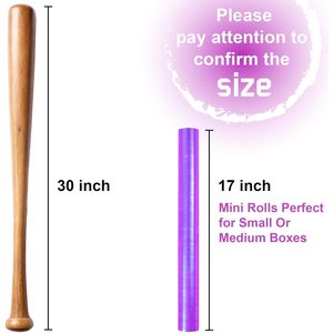 Yarcony Purple Holographic Metallized Paper Roll 17Inch X 33Feet Double Side For Girls Gifts - Product Image 6