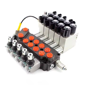 วาล์วควบคุมแบบแมนนวล DCV40Z แฮนด์แจ็ค 5-สปูล วาล์วโมโนบล็อกแบบปรับทิศทาง ขายส่งและรับผลิตแบบ OEM - Product Image 5