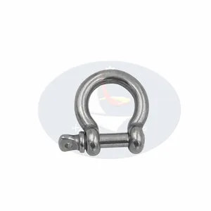 Xinxing Marine Hardware 316 Stainless Steel Bolt Bow Shackle for Boat