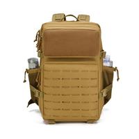TONMO Haute Qualité Vente en Gros 45L Laser Cut Camouflage Tactique Sac À Dos Double Porte-Gobelet Étanche Polyester Personnalisé Grand