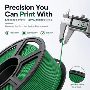 Industrial Grade PETG <b>3D</b> <b>Printer</b> Filament 1.75mm 1kg High Dimension Accuracy Vacuum Sealed - Product Image 2