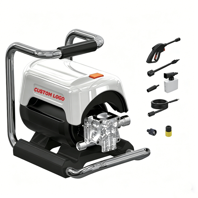 Portable High Pressure Plastic Car Washer 1000W Electric Pressure Washer with 45bar for Household Cleaning