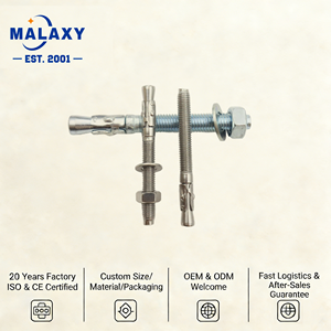 <span class=keywords><strong>M12</strong></span> malaxy * 100<span class=keywords><strong>เหล็ก</strong></span>คาร์บอนสังกะสีชุบ M10 * 100การขยายตัวสลักเกลียวลิ่ม<span class=keywords><strong>ขนาด</strong></span>12มม. แพ็คเก็จมาตรฐาน - Product Image 4