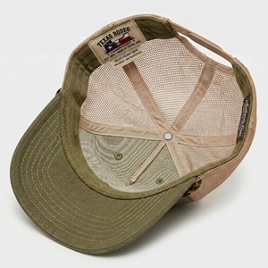 Gorra <span class=keywords><strong>de</strong></span> béisbol snapback retro verde oliva con malla trasera, parche tejido y cuerda trenzada estilo vaquero, personalizada al por mayor, estilo Texas Rodeo Trucker - Product Image 3