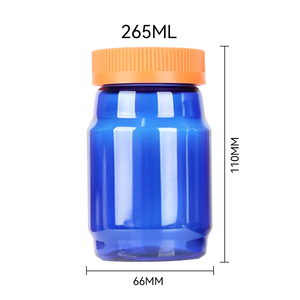 ขวดใส่อาหารเสริม PET ขนาด 265 มล. แบบใส ฝาเปิดแบบฉีก ขวดเปล่าสำหรับใส่ยาเม็ด วิตามิน แคปซูล ยา - Product Image 6