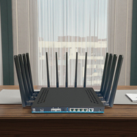 Módem Inalámbrico Wifi 5G Router OpenWRT Chipset MT7981B CPU de Doble Núcleo 3000Mbps 5G NSA/SA Wifi 6 CPE Router Doble con Ranura para Tarjeta SIM