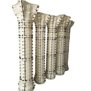 공장 가격 35cm x 370cm 대리석 스톤 스트라이프 프리 캐스트 로마 기둥 금형 판매
