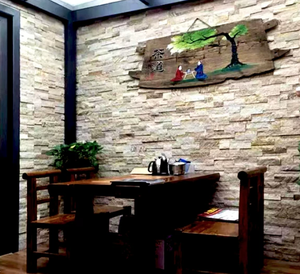 Modern design buitenwandtegel balkon binnenplaats tuin terras villa exterieur 150x600x15mm antieke cultuursteen - Product Image 6