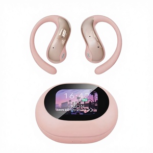 Auriculares OEM Personalizables V5.4 con ANC, 20+ Horas de Reproducción, Control Táctil, Resistencia al Agua IPX3, Diseño de Gancho para la Oreja, Carga Tipo-C, Control Remoto - Product Image 1