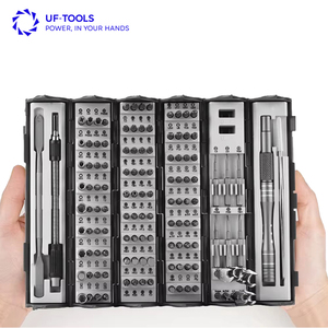 Set di 126 Pezzi di Utensili <span class=keywords><strong>per</strong></span> Riparazione <span class=keywords><strong>Orologi</strong></span> e Telefoni, <span class=keywords><strong>Cacciaviti</strong></span> di Precisione Personalizzabili OEM in Custodia Rigida <span class=keywords><strong>per</strong></span> Telefoni e Computer - Product Image 1