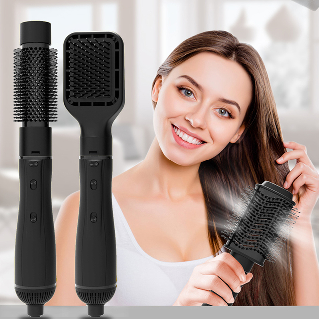 Professional Factory Wholesale Hot Air Comb Air Curler Styler One Step Hair Dryer Combs Hair Straightener Brush for Women