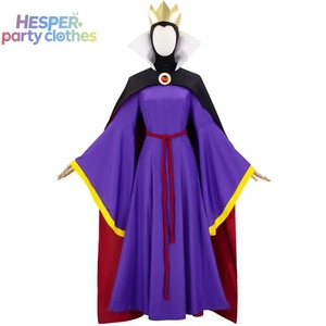 Costumes d'Halloween pour femmes adultes HESPER, costume de reine stepmère, cosplay de conte de fées, reine méchante, anime, ensemble complet en polyester - Product Image 1