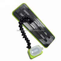 Lampe de débosselage PDR 62 cm à 6 LED, avec support réglable à ventouse manuelle ZR, alimentée par batterie 18V, outil de réparation automobile