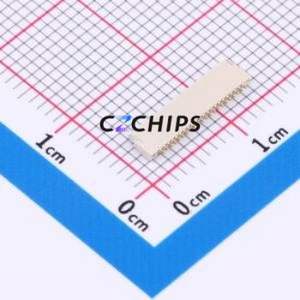 FPC-0.5FX-22PWBH10 FFC/FPC Connector SMD,P=0.5mm,Horizontal Mount Connector Flip Cover Type Bottom Contact 22P 0.5mm - Product Image 2