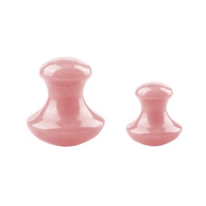 Gua Sha-piedra de cuarzo rosa de cristal 2022 Natural, herramienta facial, seta Rosa Guasha, seta Gua Sha - Product Image 1
