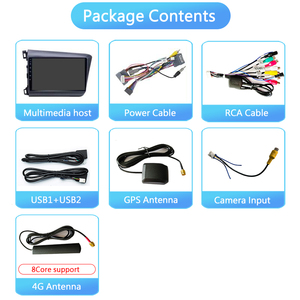 Autoradio <span class=keywords><strong>Android</strong></span> pour Honda Civic 2012 Navigation GPS Lecteur multimédia vidéo Carplay Wifi BT - Product Image 3