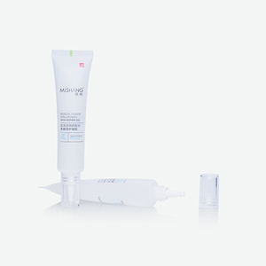 PE <b>Squeeze</b> Tube Custom Light Print Soft Tube With Press Roller <b>Ball</b> Applicator & Clear Outer Cap For Skin Repair Gel - Product Image 3